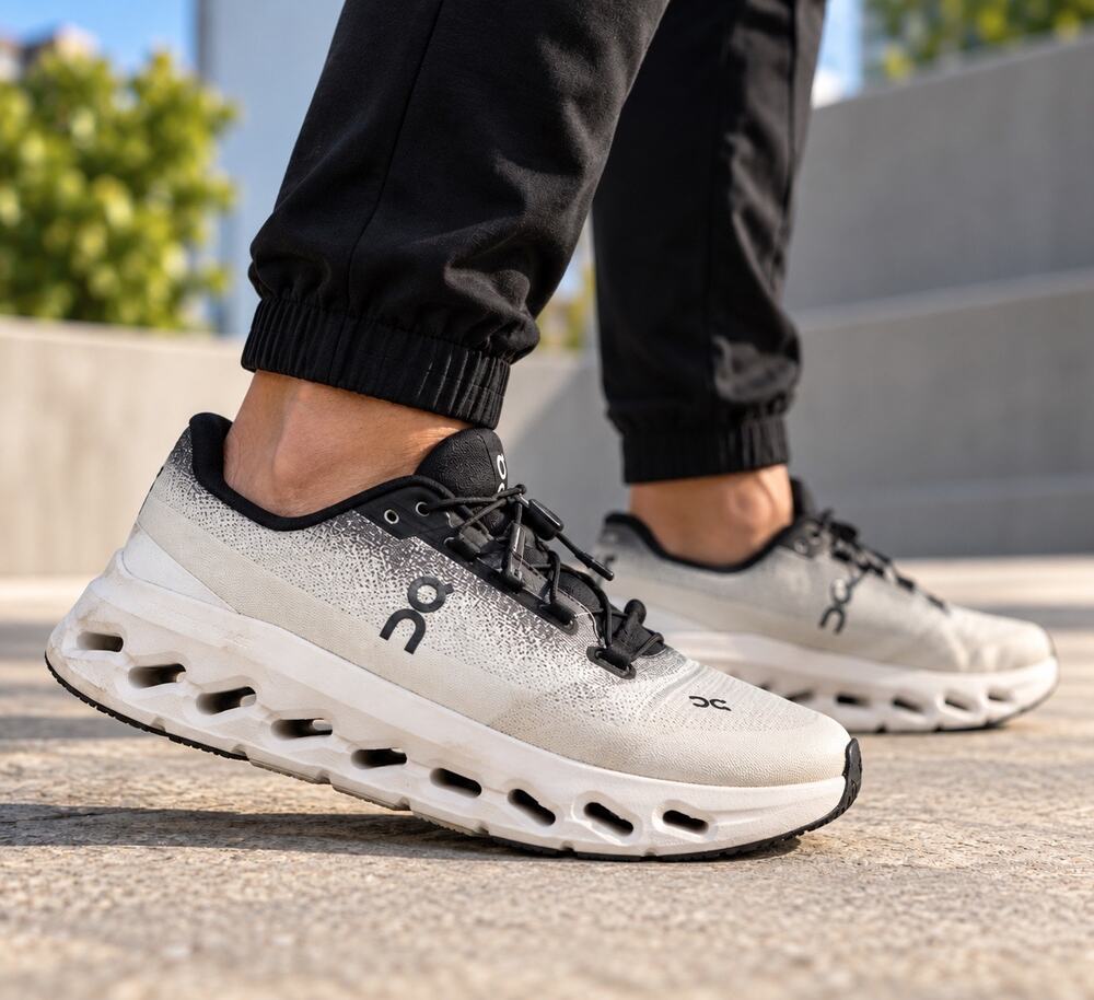 On Cloudtilt Men’s 12 Black Ivory CloudTec Phase Running Shoes 3ME10101430